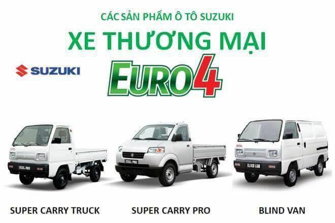 xe tải suzuki 7 tạ thùng dài euro 4